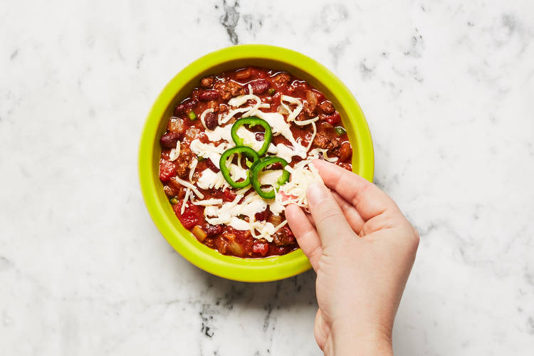 Cook Chili & Serve