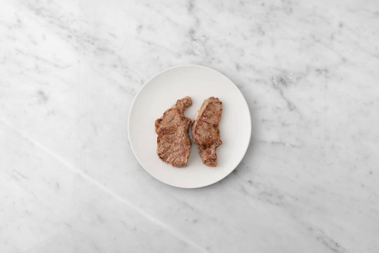 Steak bakken