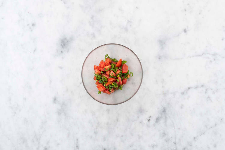 Préparer la salsa de tomate