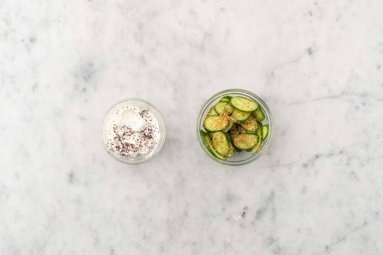 Préparer la salade