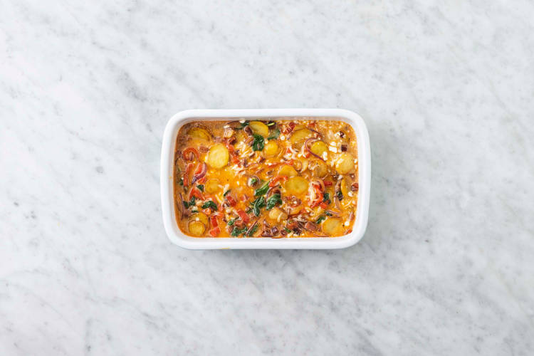 Préparer la frittata