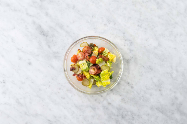 Salade mengen