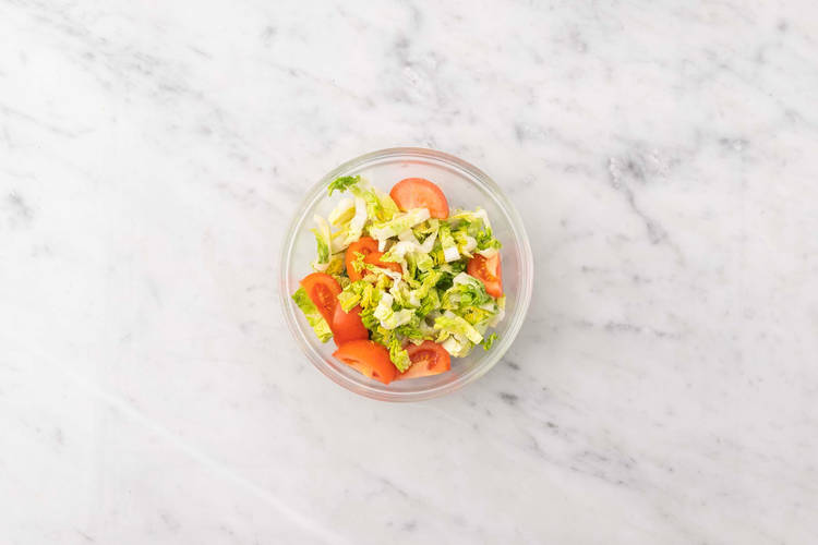 Préparer la salade