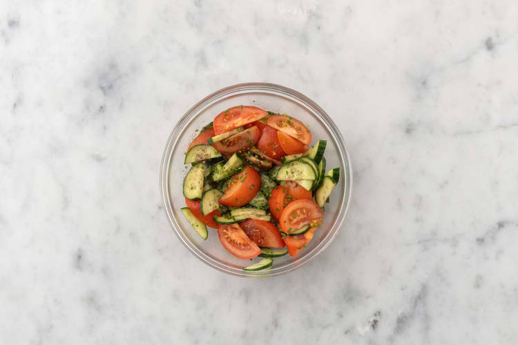 Préparer la salade