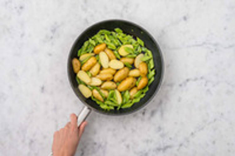 Préparer les haricots plats