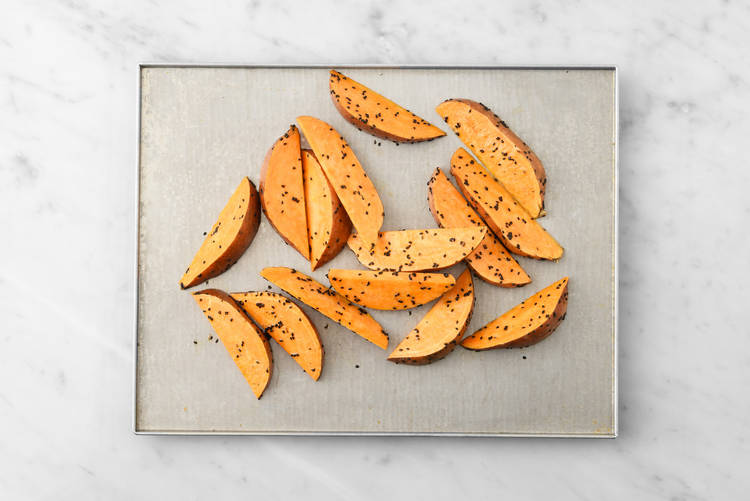 Prep the Sweet Potatoes