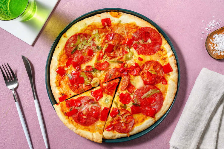 Pizza salami spéciale