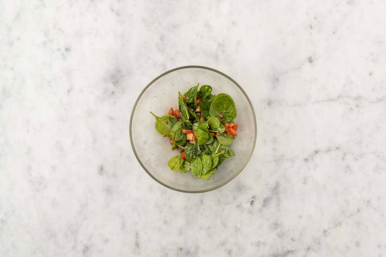 Préparer la salade