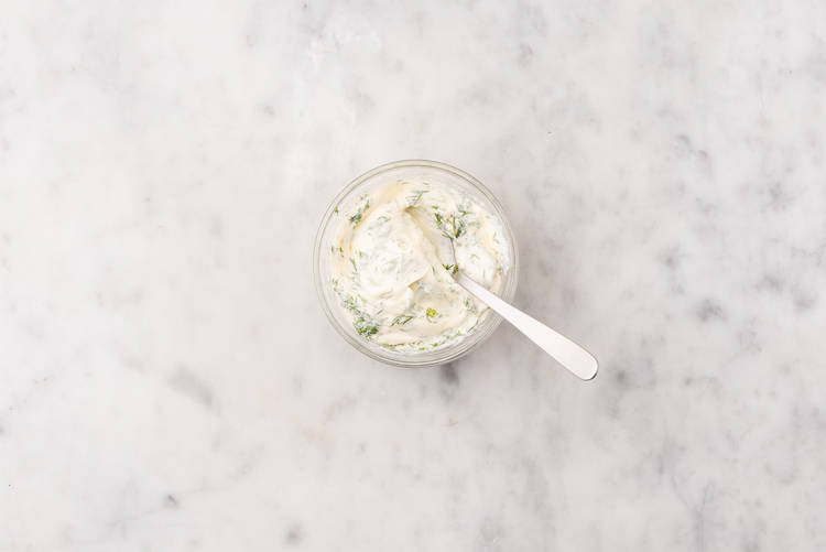 Make dill sauce