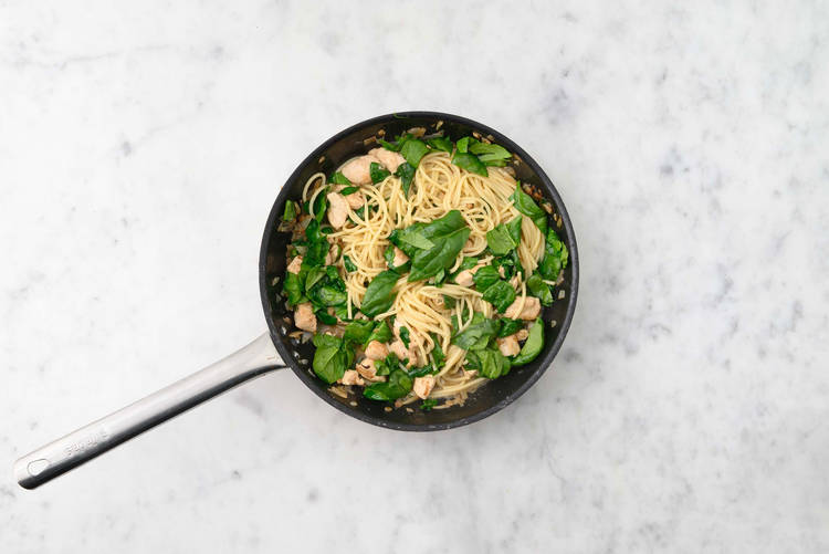 Finish creamy chicken pasta