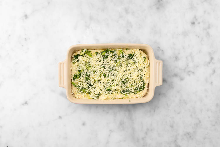 Assembler la focaccia