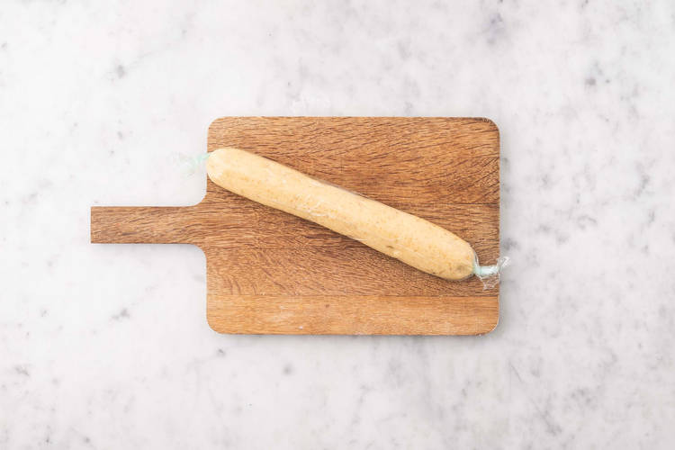 Make shortbread dough