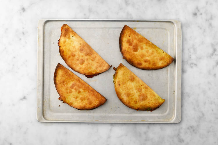 Bake the Quesadillas