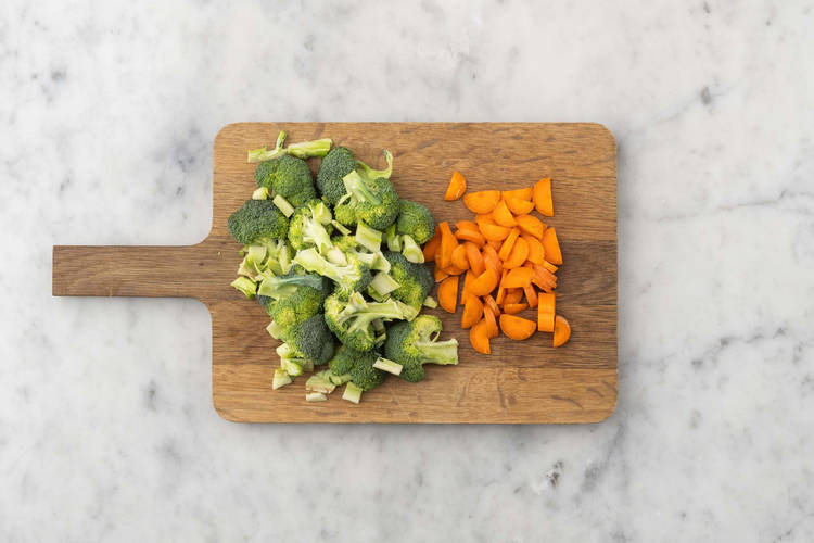 Forbered grøntsager