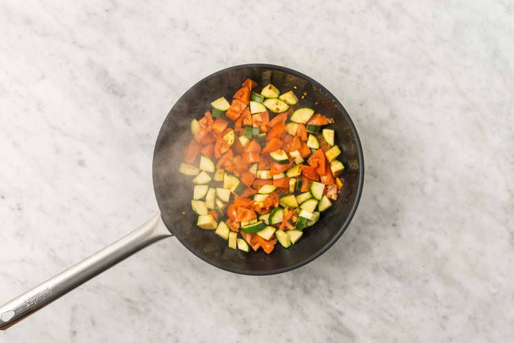 Steg tomat og zucchini 