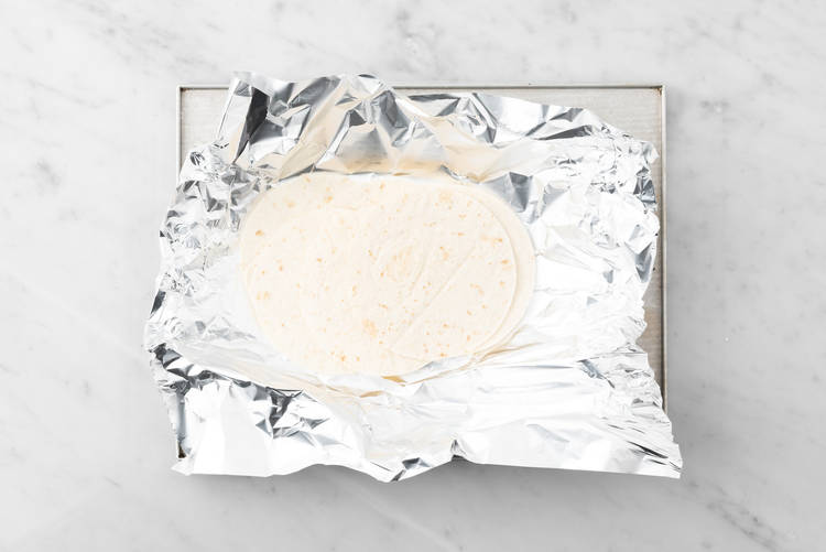 Värm tortillas