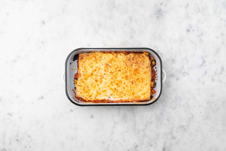 Lasagne bakken