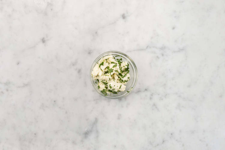 Finish prep and marinate mozzarella