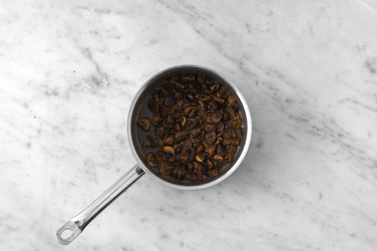 Carameliza las setas