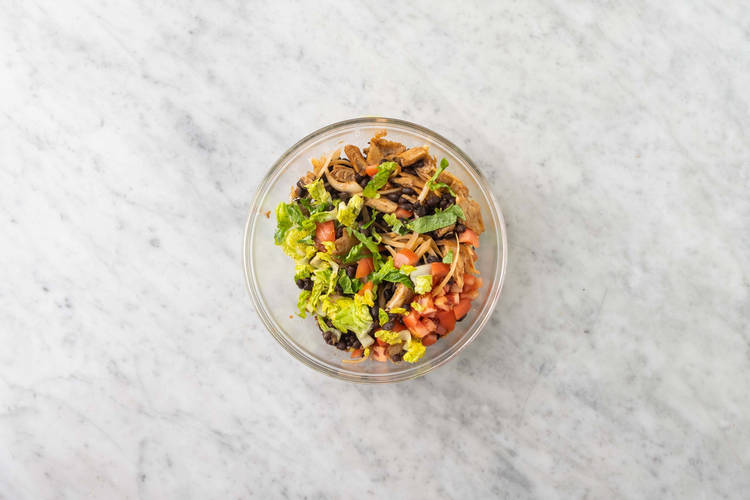 Salat fertigstellen