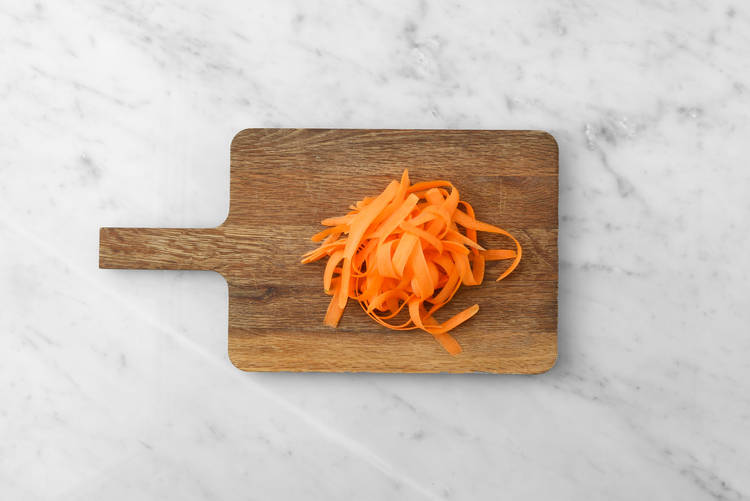 Make the Carrot Ribbons