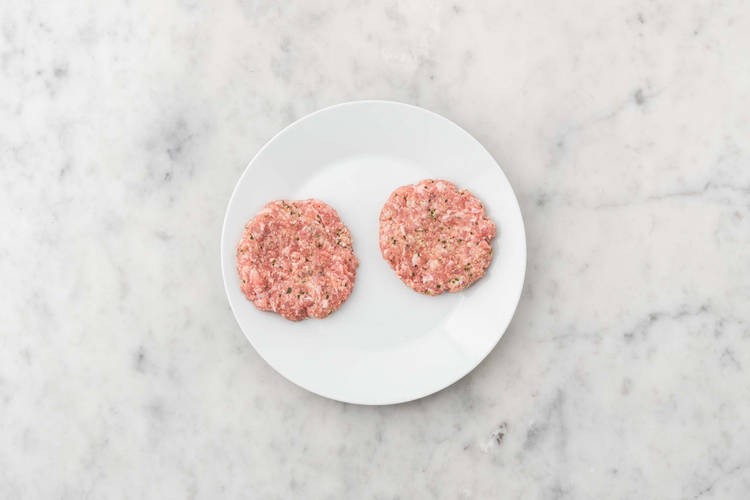 Make chicken patties