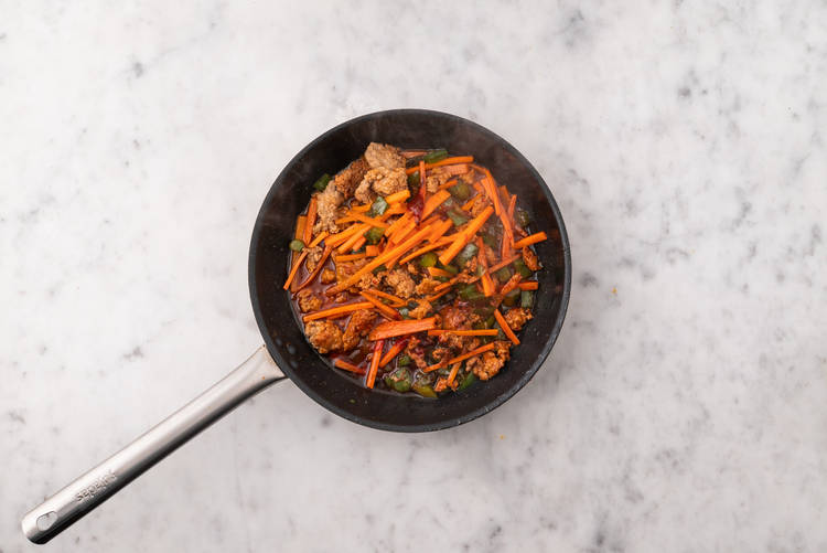 Finish turkey mixture