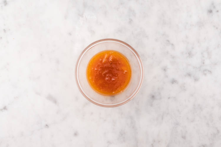 Préparer la vinaigrette