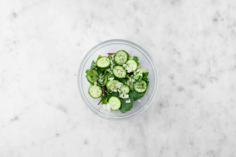 Assaisonner la salade