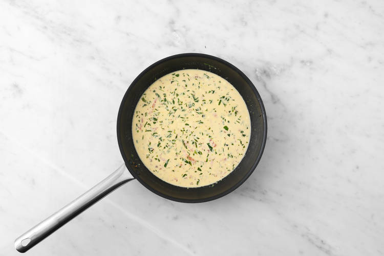 Make the Taragon Sauce