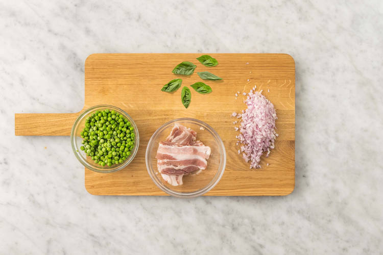 Preparare gli ingredienti