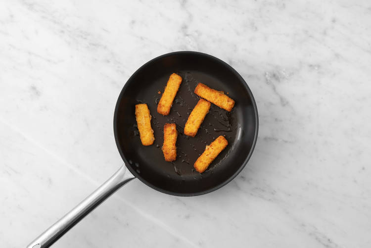 Vegan vissticks bakken