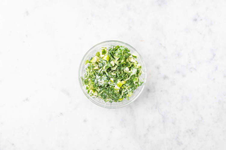 Préparer la salade