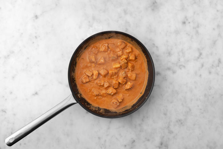 Combina la merluza y el curry