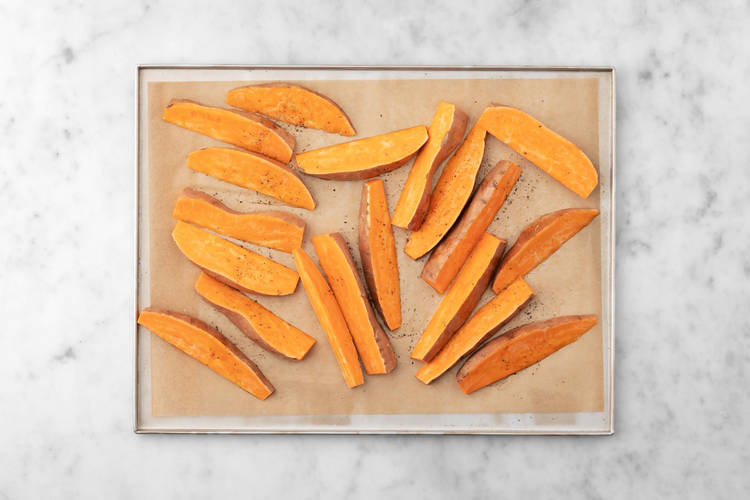 Cuire la patate douce