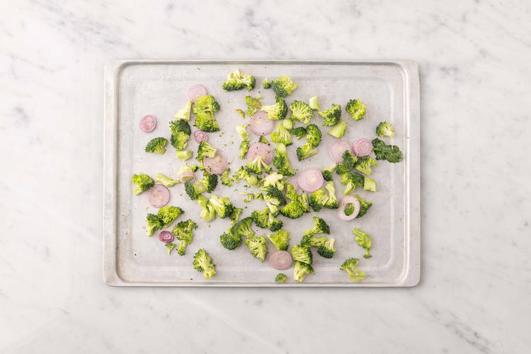 Prep and roast veggies