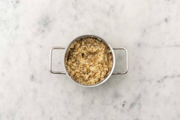 Cuire les lentilles et le couscous