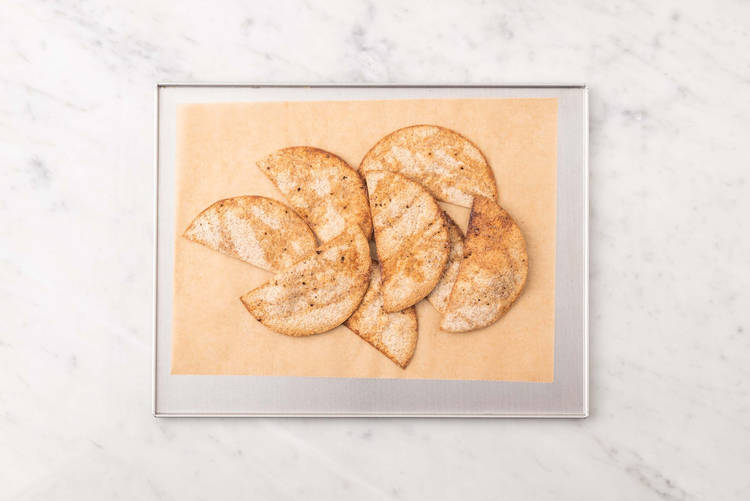 Enfourner les tortillas