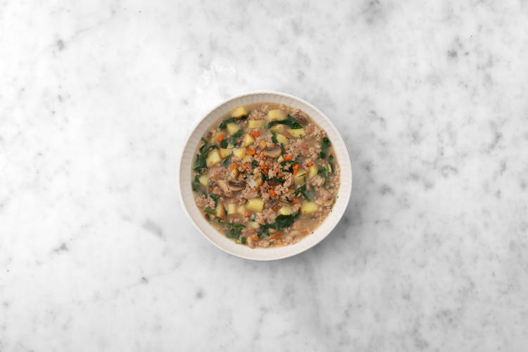 Terminer le ragoût et servir