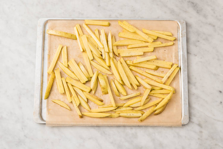 Enfourner les frites