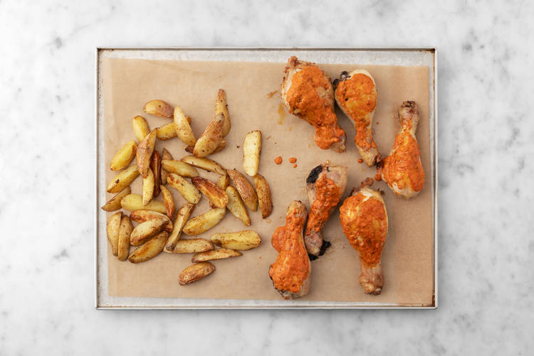 Enrober le poulet