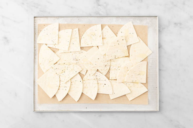 Faire les chips de tortilla