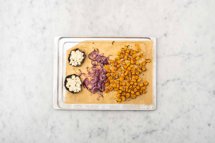 Préparer la garniture