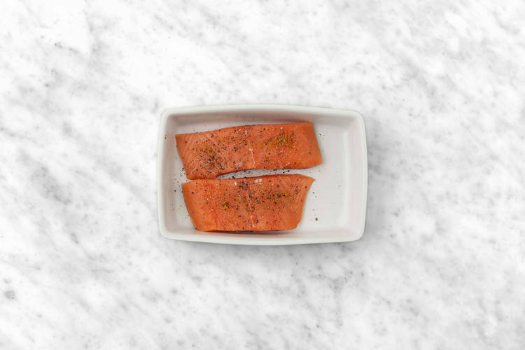 Enfourner le poisson