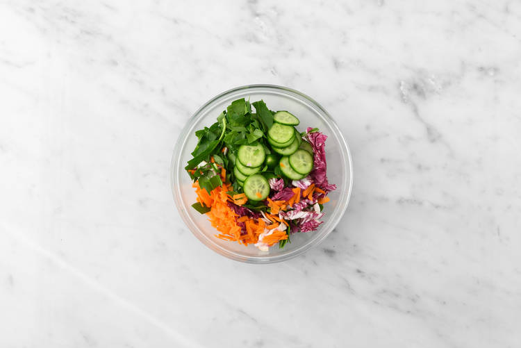 Assaisonner la salade