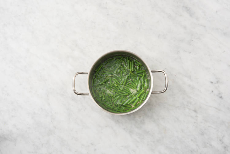 Cuire les haricots verts