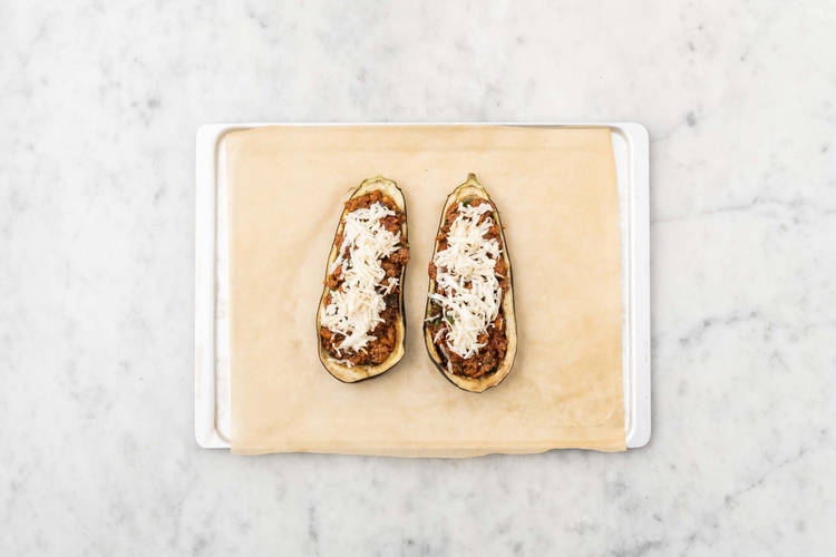 Farcir les aubergines