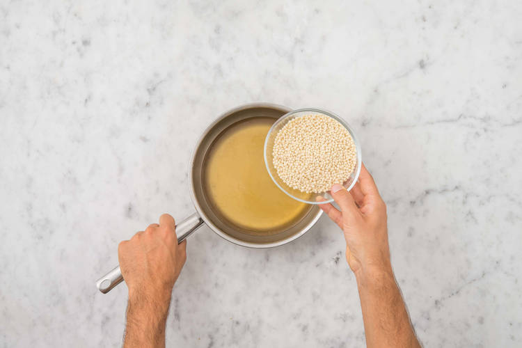 Cuire le couscous perlé