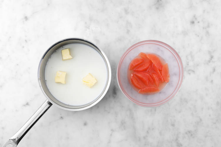 Prep and make cake batter