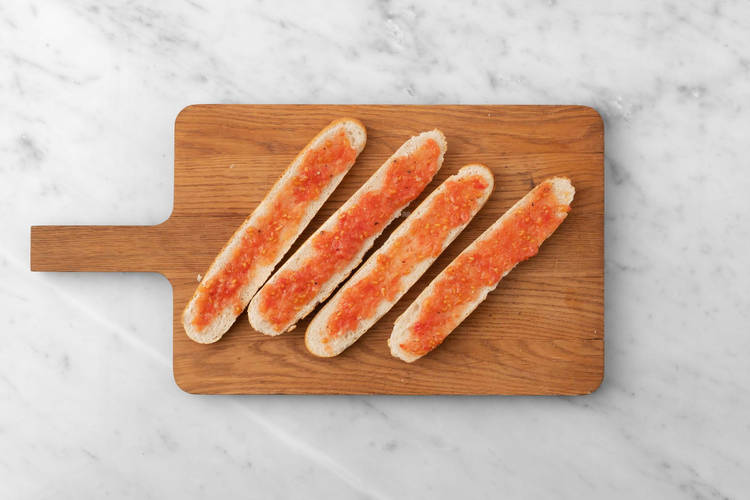 Pan con tomate 